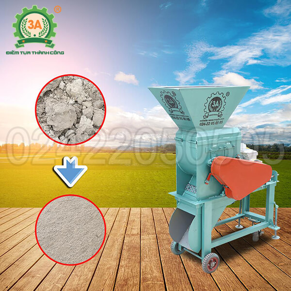 máy nghiền đất đóng bầu