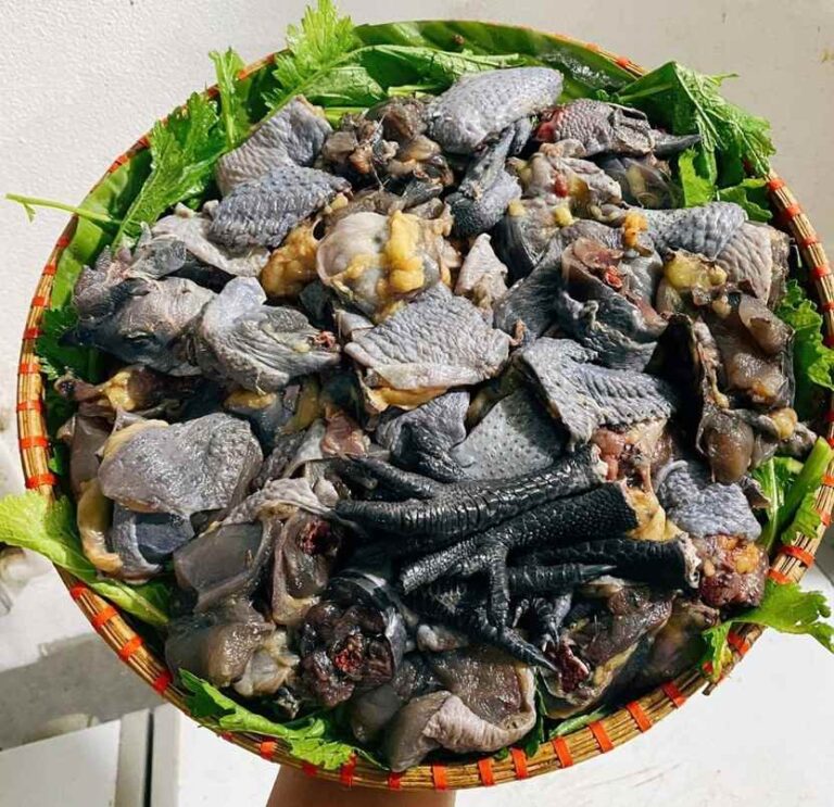 thịt gà h'mông đen